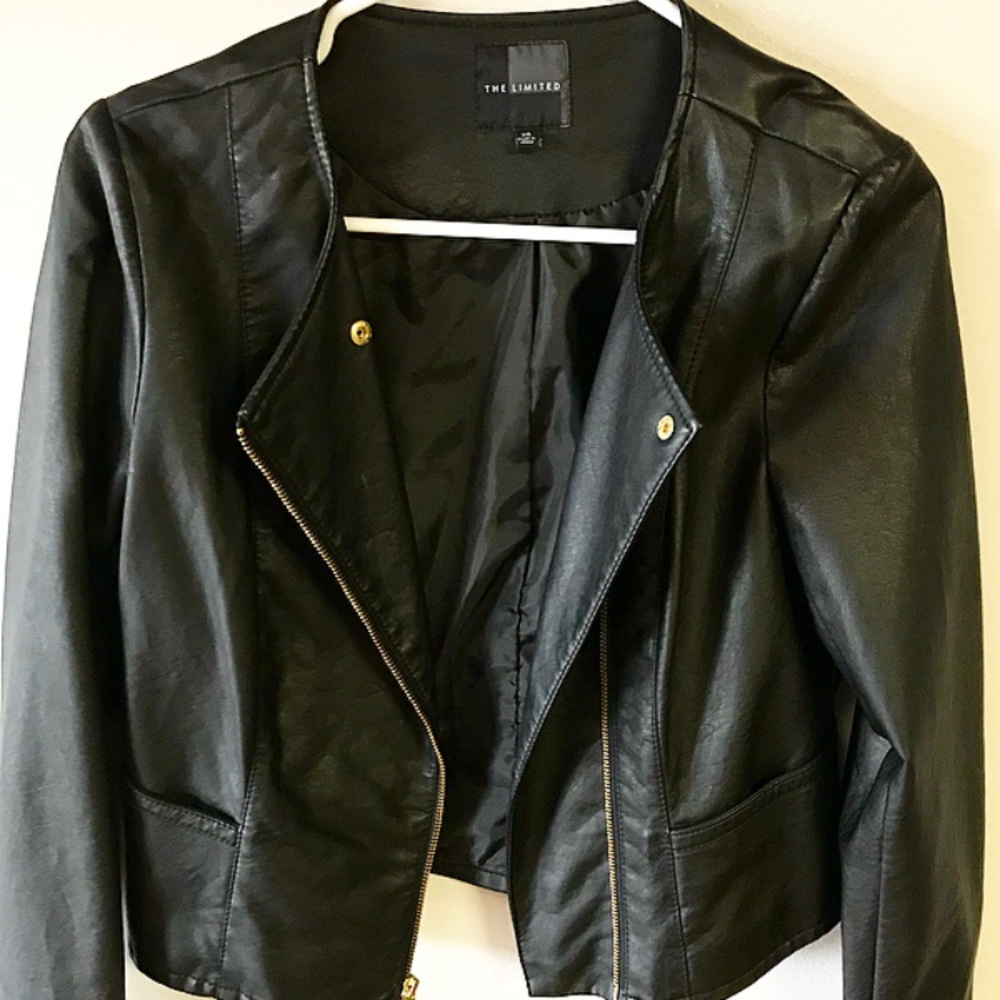 NWOT The Limited Faux Leather Jacket
